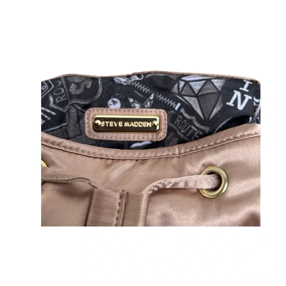 Steve Madden Satin Medium Backpack.